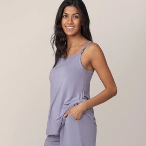Kindred Bravely Bamboo Lounge around nursing tank in Lilac Haze size M